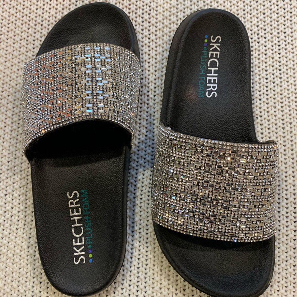Sketchers glitter sandals